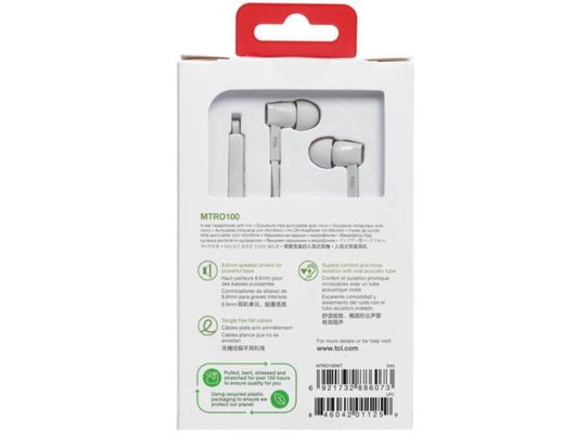 Гарнитуры TCL MTRO100WT (Быт)