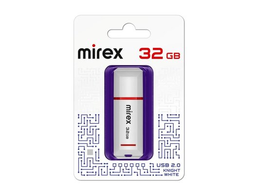 USB Флеш Mirex 32Gb KNIGHT WHITE (13600-FMUKWH32)