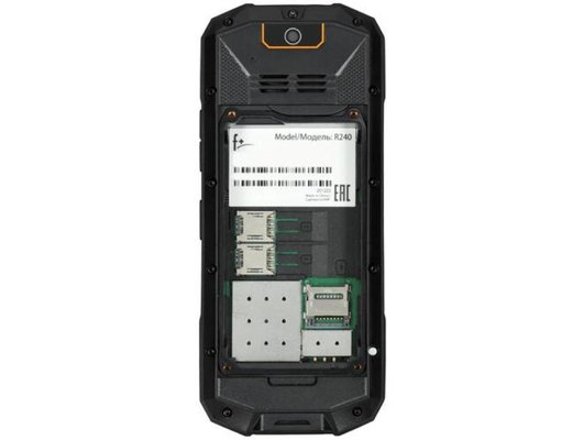 Мобильный телефон F+ R240 Black/Orange