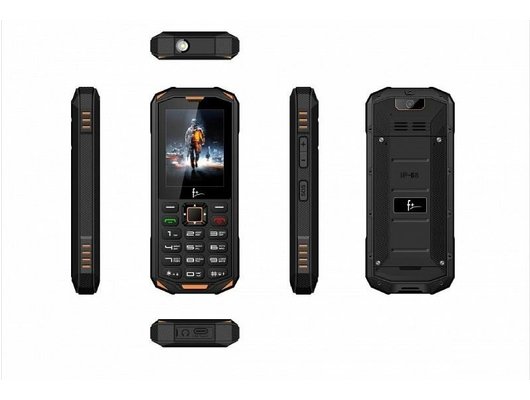 Мобильный телефон F+ R240 Black/Orange