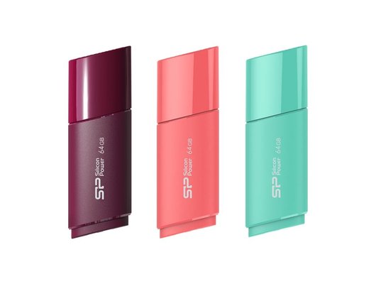 USB Флеш Silicon Power Ultima U06 64GB USB 2.0, Коралловый (Быт)