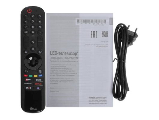 4K (Ultra HD) Smart телевизор LG 55QNED80T6A.ARUB