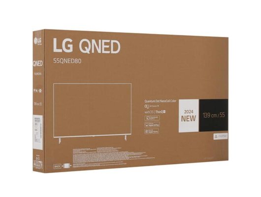 4K (Ultra HD) Smart телевизор LG 55QNED80T6A.ARUB