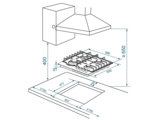 Варочная панель HAIER HHX-M64RFB