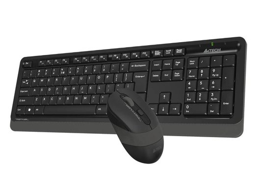 Клавиатура+мышь A4Tech Fstyler FG1010S черный/серый (FG1010S GREY)