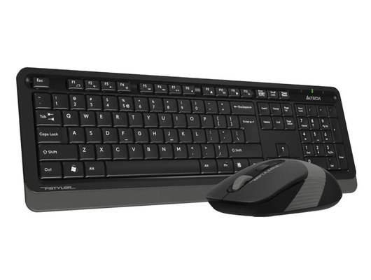 Клавиатура+мышь A4Tech Fstyler FG1010S черный/серый (FG1010S GREY)