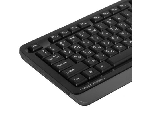 Клавиатура+мышь A4Tech Fstyler FG1010S черный/серый (FG1010S GREY)