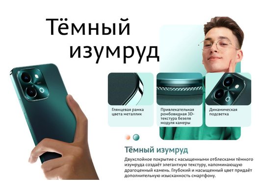 Смартфон VIVO Y28 8/128Gb Green