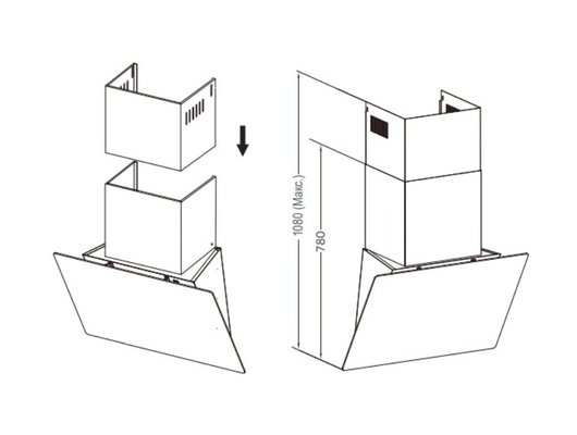 Вытяжка HAIER HVX-W662GBT