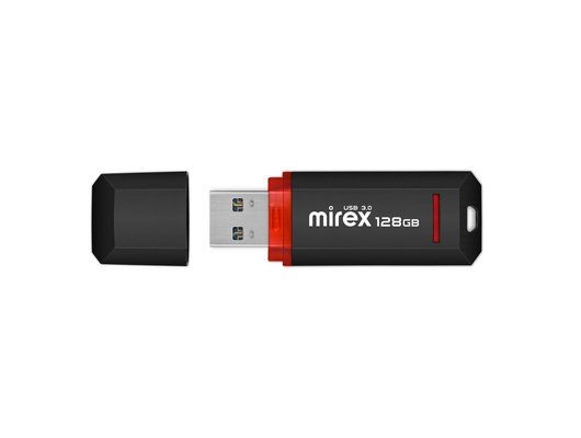 USB Флеш Mirex 128Gb USB 3.0 KNIGHT BLACK (13600-FM3BK128)