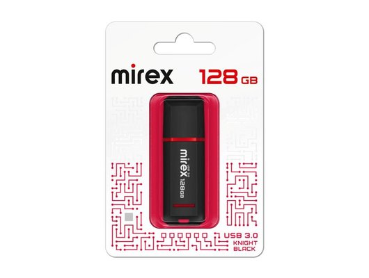 USB Флеш Mirex 128Gb USB 3.0 KNIGHT BLACK (13600-FM3BK128)