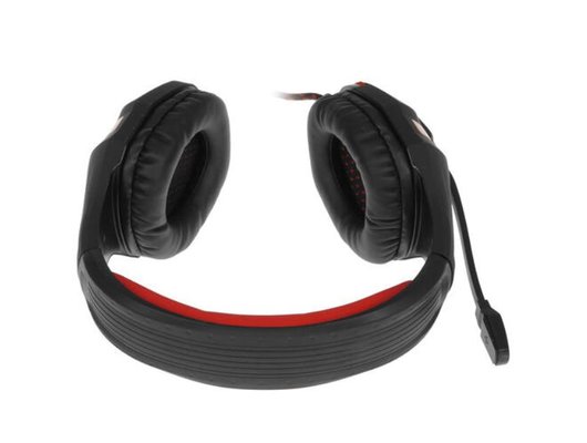 Игровые наушники проводные Defender Scrapper 500 красный/черный