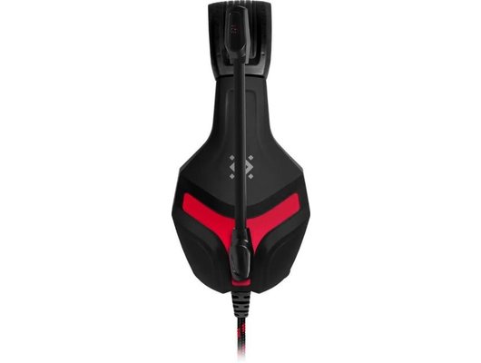 Игровые наушники проводные Defender Scrapper 500 красный/черный