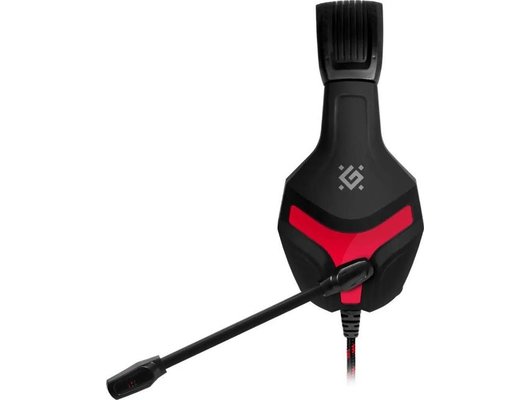 Игровые наушники проводные Defender Scrapper 500 красный/черный