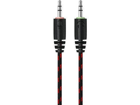 Игровые наушники проводные Defender Scrapper 500 красный/черный