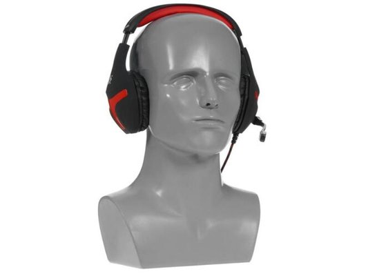 Игровые наушники проводные Defender Scrapper 500 красный/черный