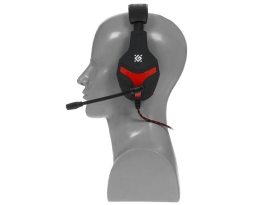 Игровые наушники проводные Defender Scrapper 500 красный/черный