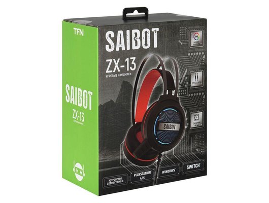Игровые наушники проводные TFN Saibot ZX-13