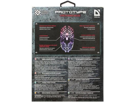 Мышь проводная игровая Defender Prototype GM-670L
