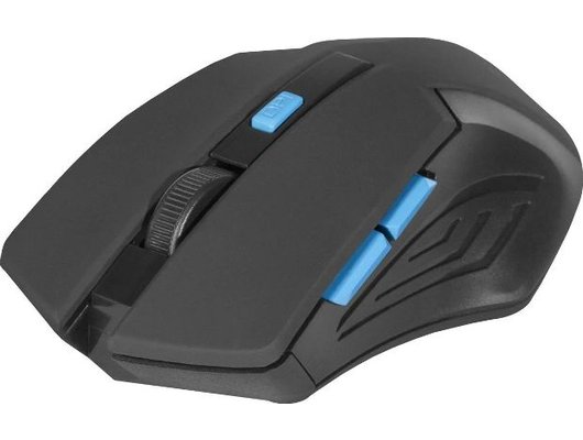 Мышь беспроводная Defender Accura MM-275 черная/синяя