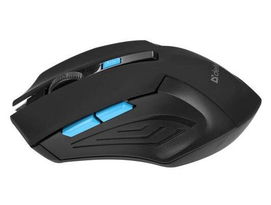 Мышь беспроводная Defender Accura MM-275 черная/синяя