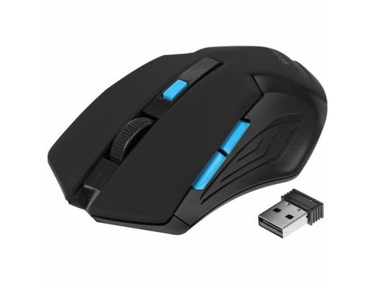 Мышь беспроводная Defender Accura MM-275 черная/синяя