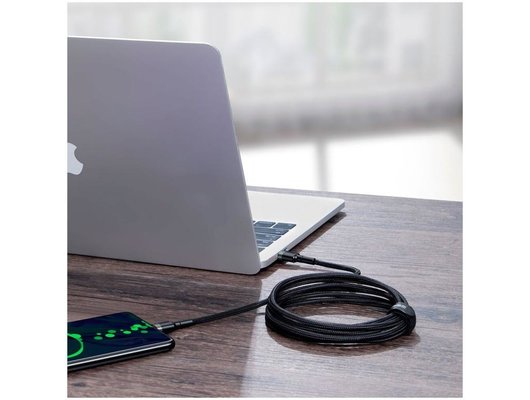 Кабель Baseus USB-C->-C CL 100W 1m GRBK BAS-CATKLF-DLG1