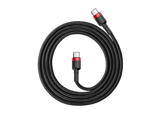 Кабель Baseus USB-C->-C CL 60W 1m RDBK  BAS-CATKLF-G91