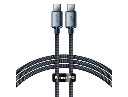 Кабель Baseus USB-C->-C CS 100W 1.2m BK BAS-CAJY000601