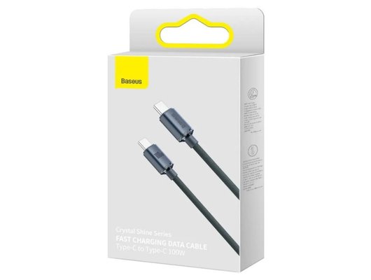Кабель Baseus USB-C->-C CS 100W 1.2m BK BAS-CAJY000601
