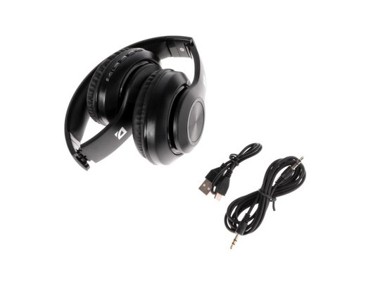 Наушники накладные DEFENDER FREEMOTION B552 ЧЕРНЫЙ