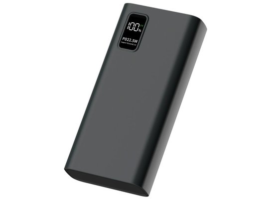 Внешний аккумулятор PERO PB06 20000 mAh, Li-Pol, output USB-C + 2 USB-A, черный