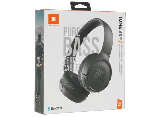 Наушники накладные JBL T500BT BLK (черный)