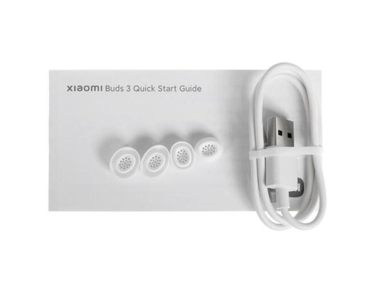 Гарнитуры TWS стерео XIAOMI BUDS 3 БЕЛЫЙ