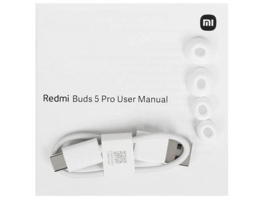 Гарнитуры TWS стерео XIAOMI REDMI BUDS 5 PRO WHITE (M2317E1/BHR7662GL)