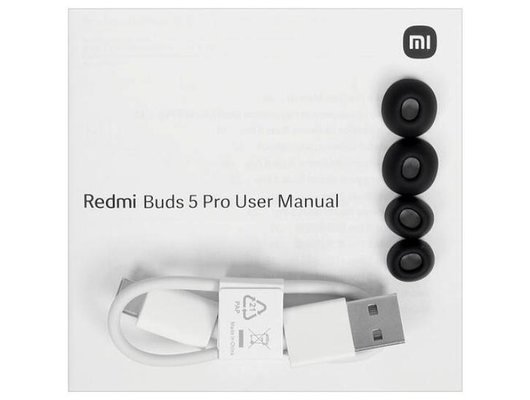Гарнитуры TWS стерео XIAOMI REDMI BUDS 5 PRO BLACK (M2317E1/BHR7660GL)
