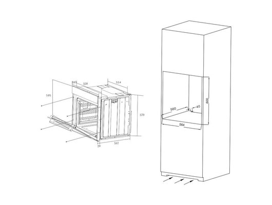 Духовой шкаф CANDY COXP08LTSB