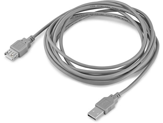 USB Кабель Buro BHP RET USB_AF30 USB A(m) USB A(f) 3м серый (Быт)