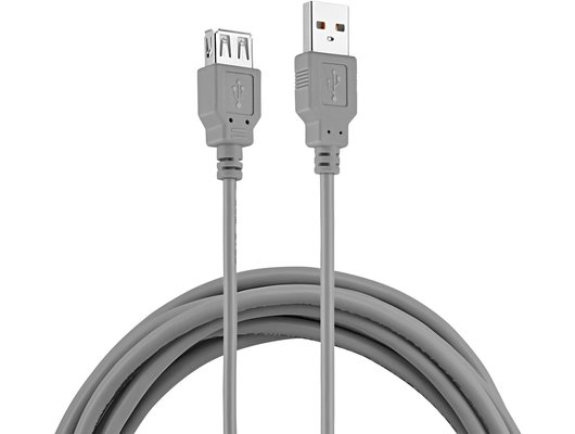 USB Кабель Buro BHP RET USB_AF30 USB A(m) USB A(f) 3м серый (Быт)