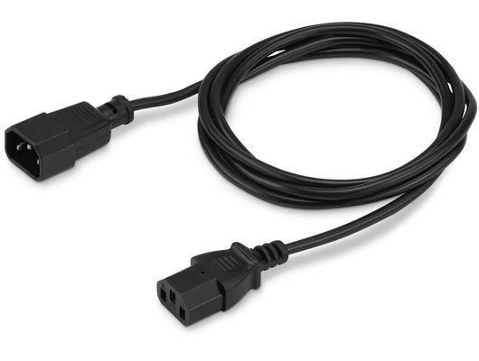 USB Кабель Buro AN23-1008 IEC C13 IEC C14 1.8м черный (Быт)
