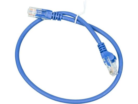 Сетевой кабель Lanmaster utp (LAN-PC45/U5E-0.5-BL) вилка RJ-45-вилка RJ-45,синий (Быт)