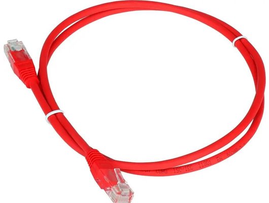 Сетевой кабель Lanmaster UTP (TWT-45-45-2.0-RD) вилка RJ-45-вилка RJ-45, красный (Быт)