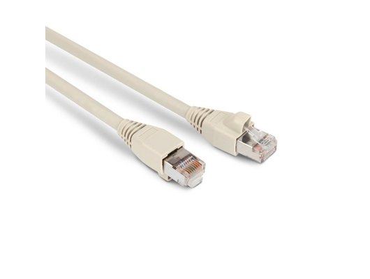 Сетевой кабель 592330 Патч-корд Hyperline PC-LPM-STP-RJ45-RJ45-C6-1M-GY STP, Cat.6, 1 м, серый, экран. (Быт)
