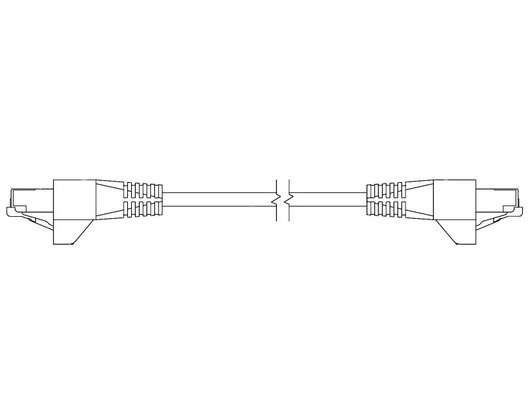 Сетевой кабель 592330 Патч-корд Hyperline PC-LPM-STP-RJ45-RJ45-C6-1M-GY STP, Cat.6, 1 м, серый, экран. (Быт)