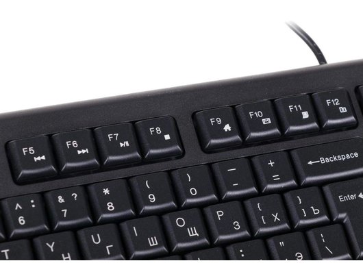 Клавиатура проводная A4Tech KR-85 черный