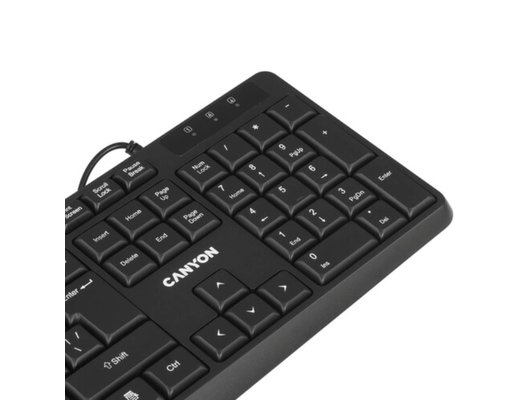 Клавиатура проводная Canyon CNE-CKEY01-RU