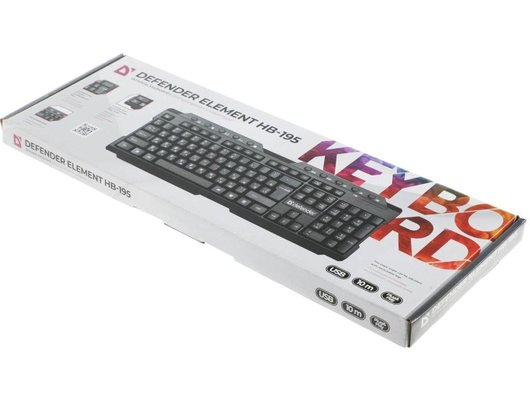 Клавиатура беспроводная Defender Element HB-195 черный