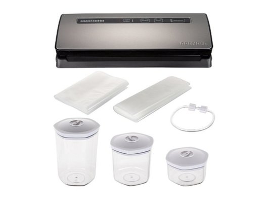 Вакуумные упаковщики REDMOND RVS-M021 серый металлик