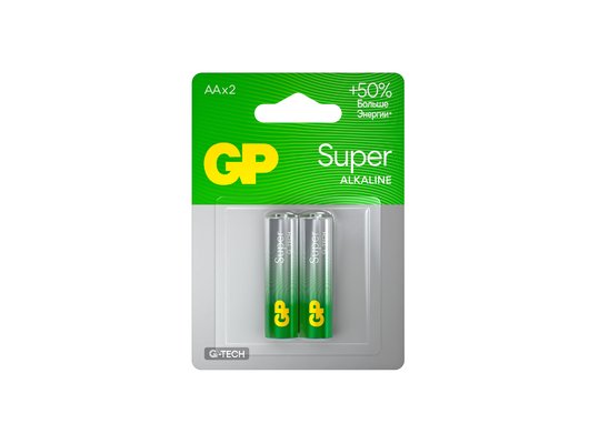 GP Super Alkaline 15А АA 2 шт. (LR6)