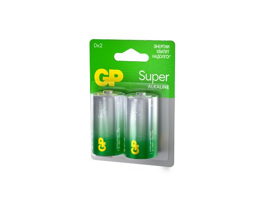 Батарейка GP Super Alkaline 13А D 2 шт